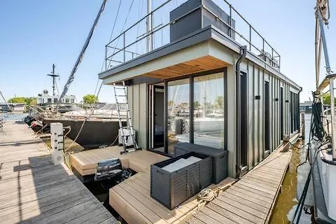 Moderne Houseboat Op Het Water! * 어센더프트